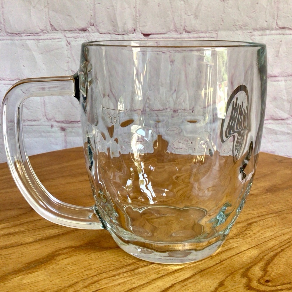 Vintage SAHM Dimpled Heavy Glass Mug - .5 L - Picture 3 of 8
